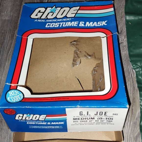 Vintage Ben Cooper GI Joe Mask and Costume  Sz M in box - Picture 3 of 12